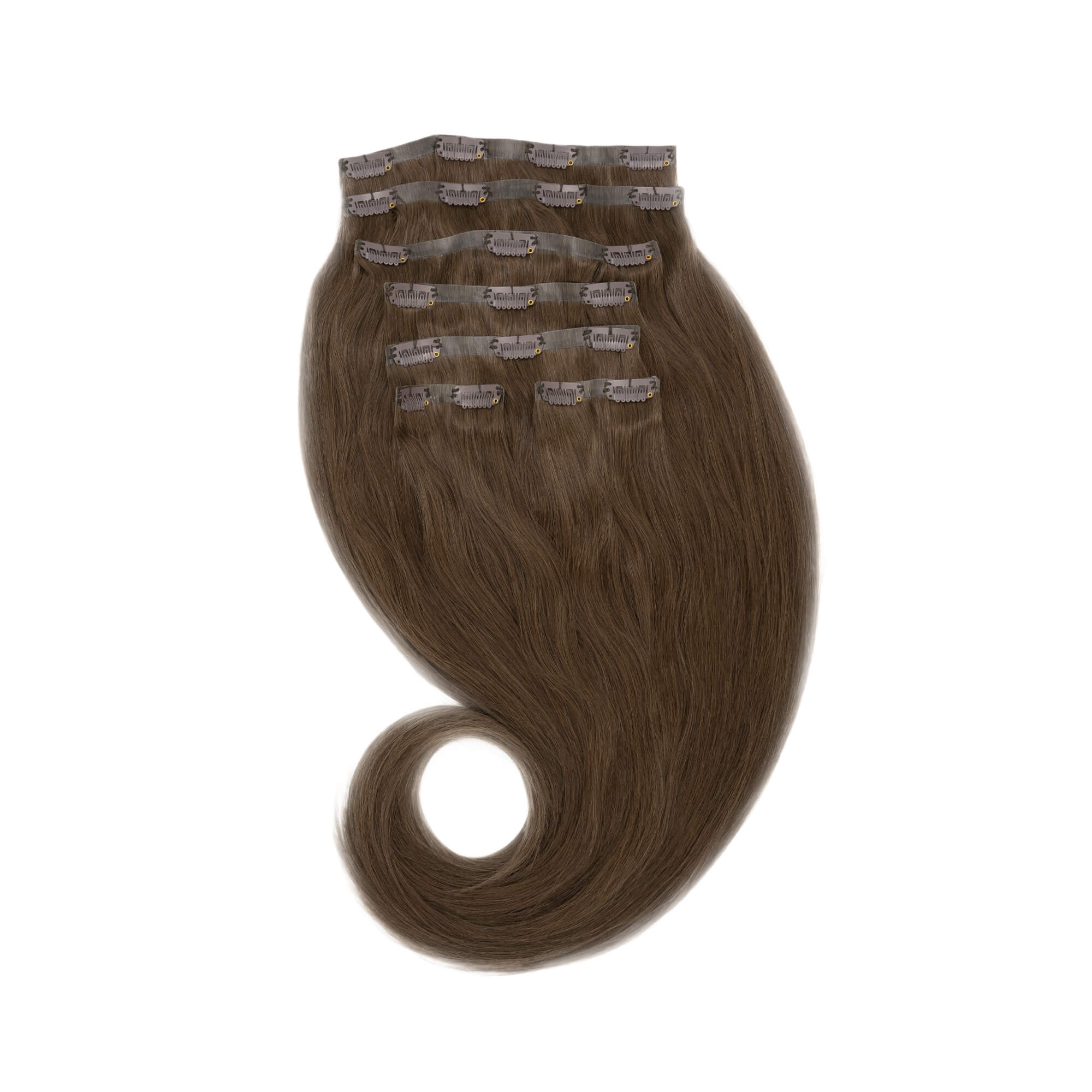 Clip-in-Extensions nahtlos schokobraun #04